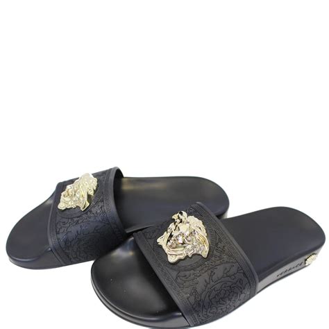 womens versace sliders|versace baroque medusa slide.